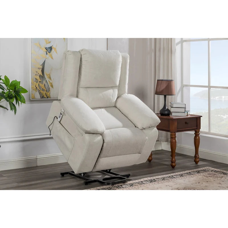 Power Lift Recliner Chair 36W x 36.2D x 40.5H - 8-Point Massage & Heat - 300 lbs - USB Charging