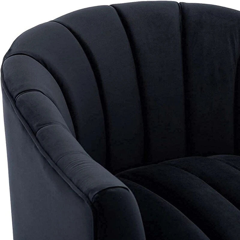 3-Piece Velvet Living Room Set - Modern Loveseat & 2 Club Chairs with Gold Metal Legs - 250-500 lbs Capacity