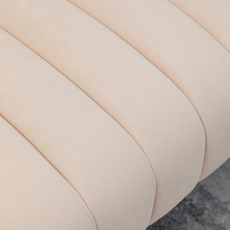 3-Piece Velvet Living Room Set - Modern Loveseat & 2 Club Chairs with Gold Metal Legs - 250-500 lbs Capacity