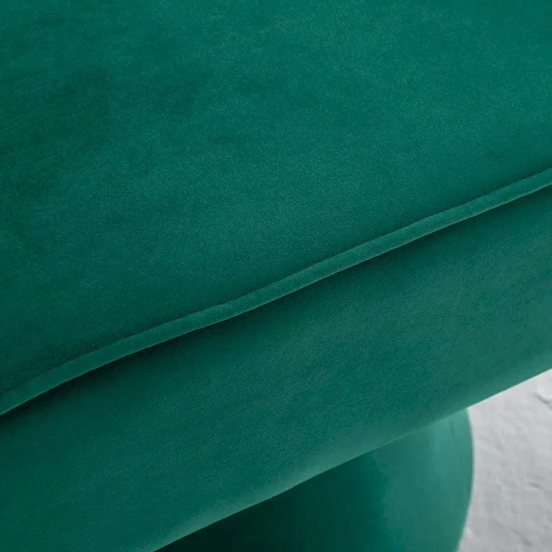 360 Swivel Accent Arm Barrel Chair Set of 2, Velvet Upholstered Living Room Chair with Metal Base, 250lbs Capacity