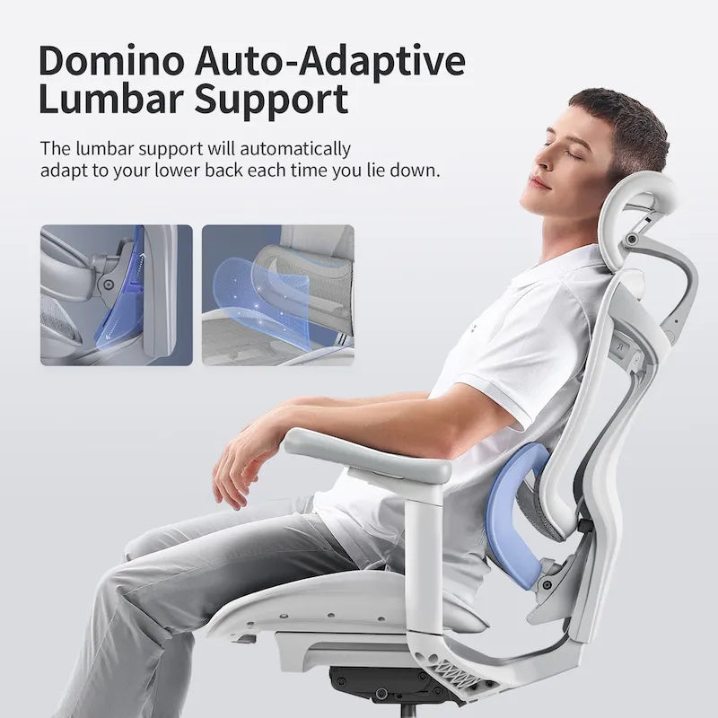 Body Support Chair Ergonomic Office Chair - Auto Lumbar Support, 3D Armrests, Mesh Back ...