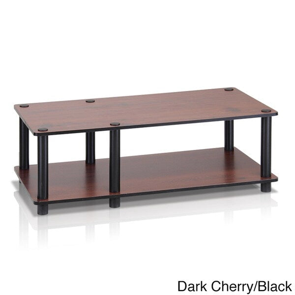 3-Tier TV Stand for 32" TVs - No Tools Assembly 31.5W x 15.6D x 10.9H - Eco-Friendly MDF - 3 Color Options