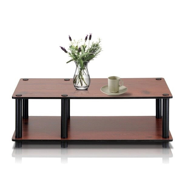 3-Tier TV Stand for 32" TVs - No Tools Assembly 31.5W x 15.6D x 10.9H - Eco-Friendly MDF - 3 Color Options