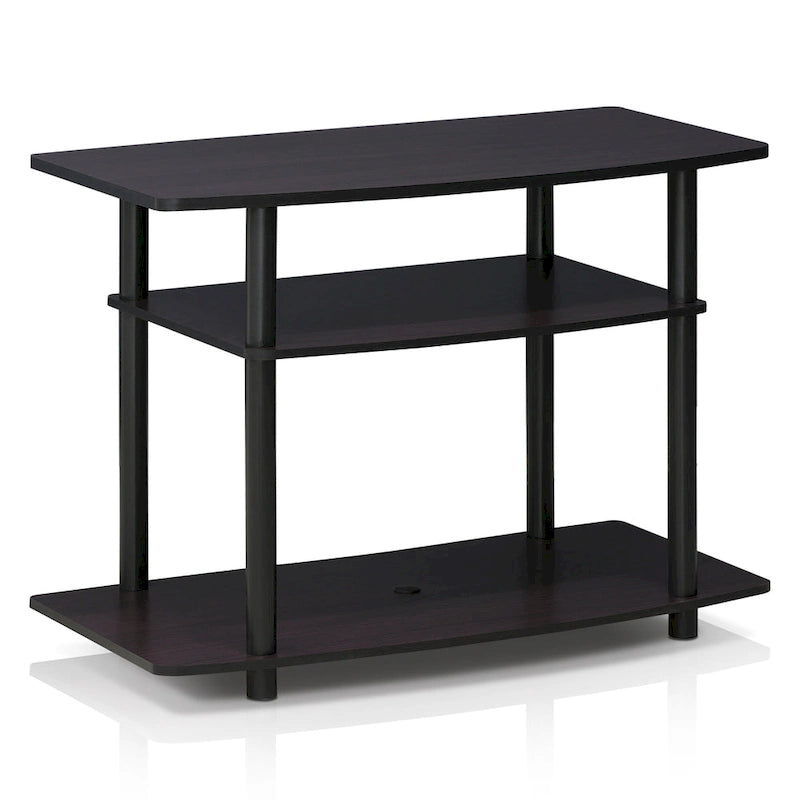 3-Tier TV Stand for 32" TVs - No Tools Assembly 31.5W x 15.8D x 23.3H - Eco-Friendly MDF Contemporary