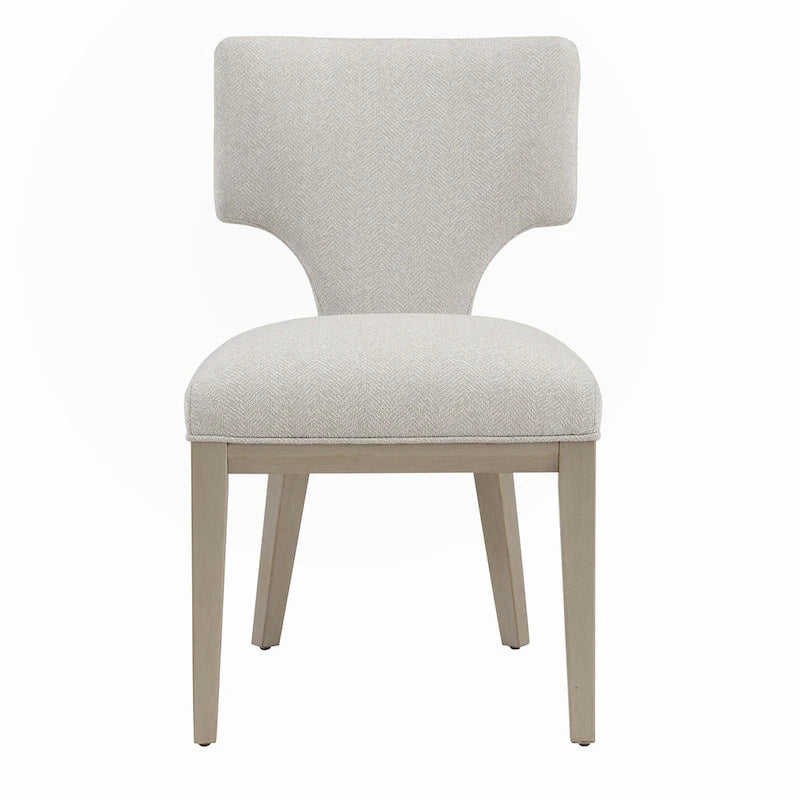 Ivory and Champagne Side Chair (Set of 2)